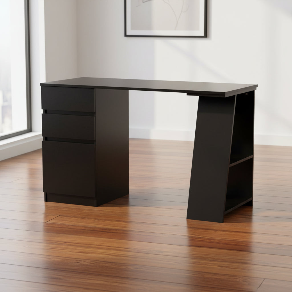Buylateral 3 Drawer Como Modern Writing Desk