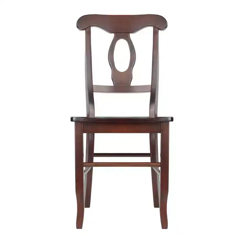 Chaises Renaissance à dossier trou de serrure en noyer