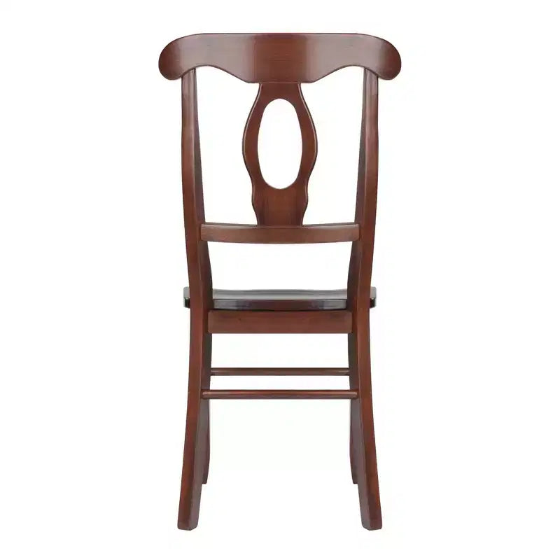 Chaises Renaissance à dossier trou de serrure en noyer