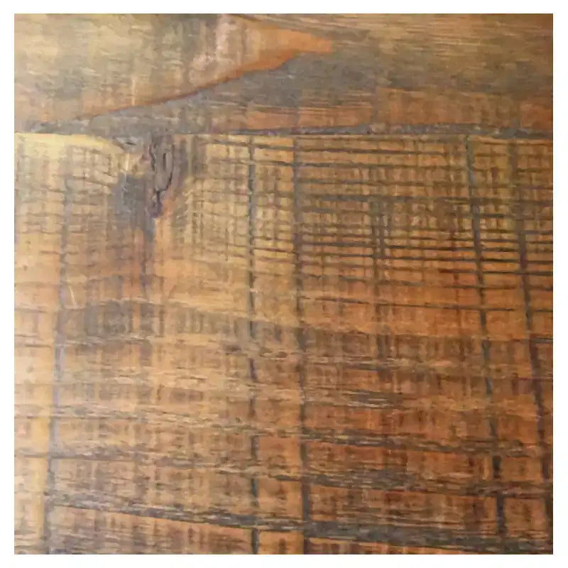 Casier à vin en bois dur de 91 cm, marron