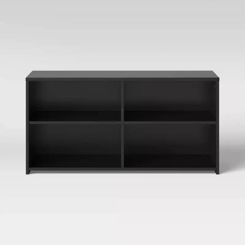 Meuble TV de rangement pour dortoir pour téléviseurs jusqu'à 43 po Noir