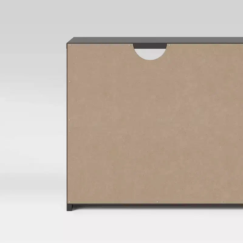 Meuble TV de rangement pour dortoir pour téléviseurs jusqu'à 43 po Noir