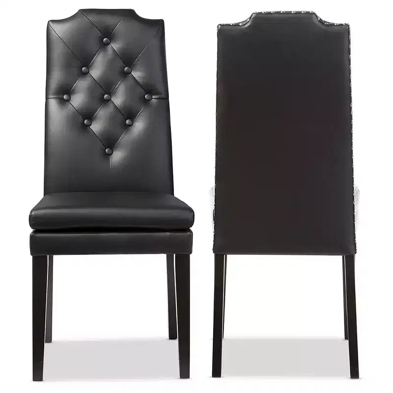 Chaises de salle à manger en similicuir modernes et contemporaines