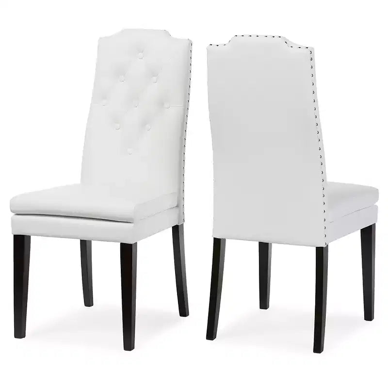 Chaises de salle à manger en similicuir modernes et contemporaines