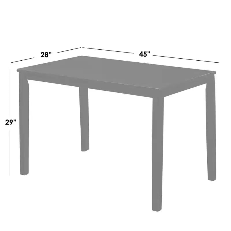 Table de salle à manger rectangulaire en bois massif