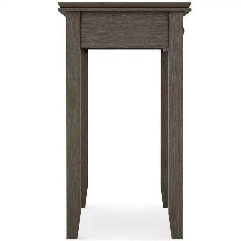 46 Table console en bois massif Stratford moyenne