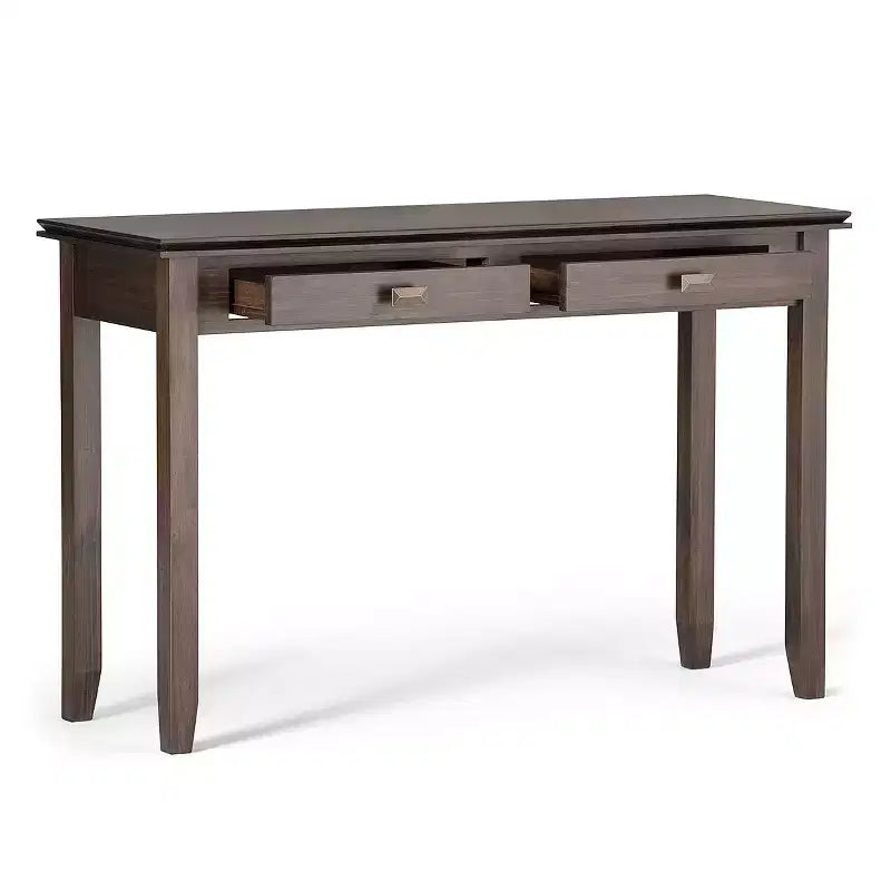 46 Table console en bois massif Stratford moyenne