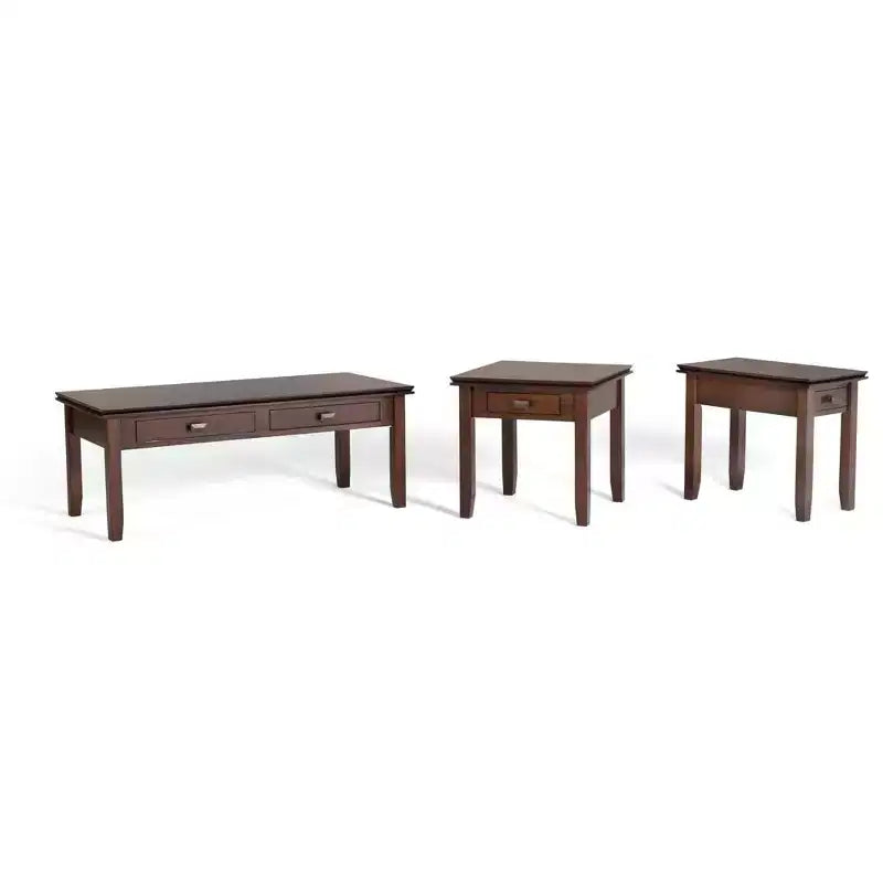 46 Table console en bois massif Stratford moyenne