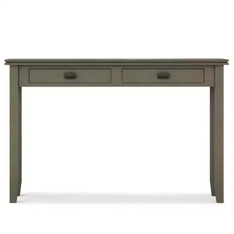 46 Table console en bois massif Stratford moyenne
