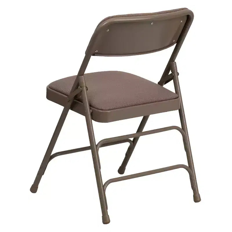 Chaise pliante en métal rembourrée série HERCULES à triple renfort et double charnière
