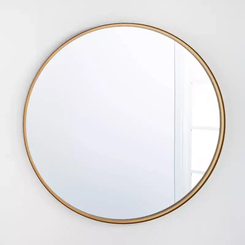 Miroir mural décoratif rond de 34 po