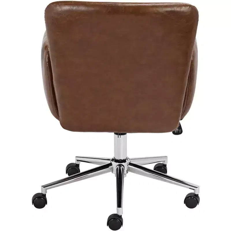 Fauteuil de bureau pivotant en similicuir