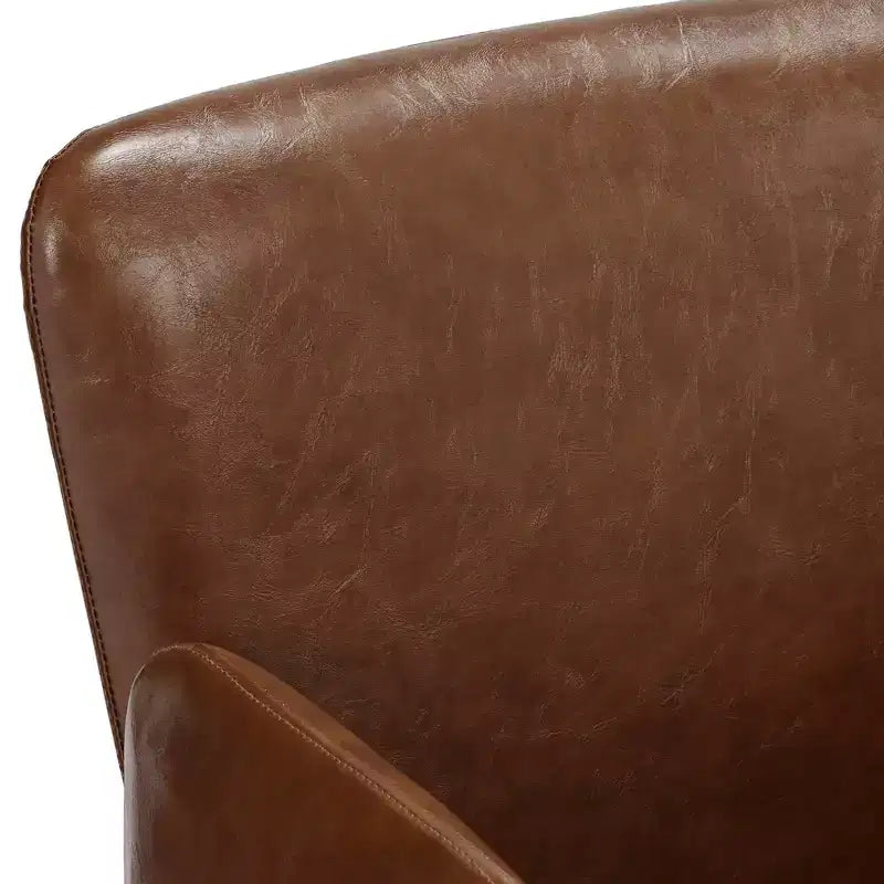 Fauteuil de bureau pivotant en similicuir