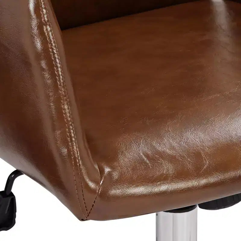 Fauteuil de bureau pivotant en similicuir
