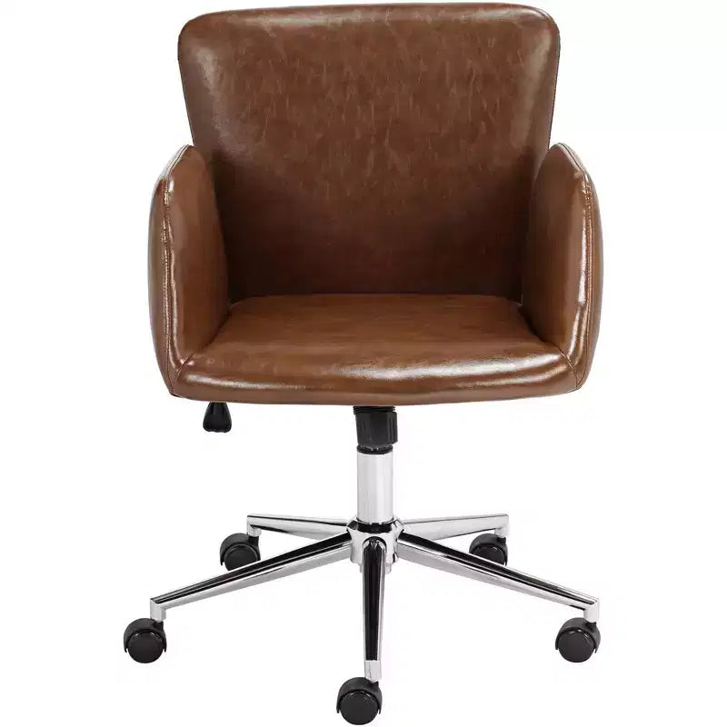 Fauteuil de bureau pivotant en similicuir