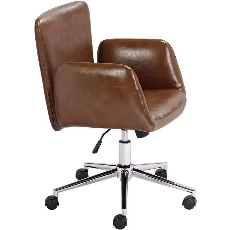 Fauteuil de bureau pivotant en similicuir