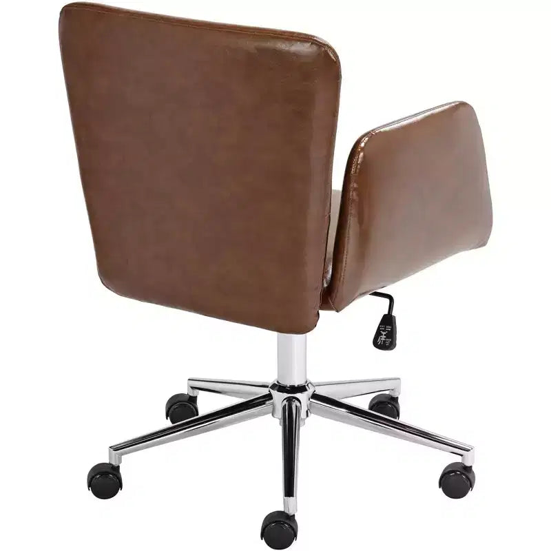 Fauteuil de bureau pivotant en similicuir