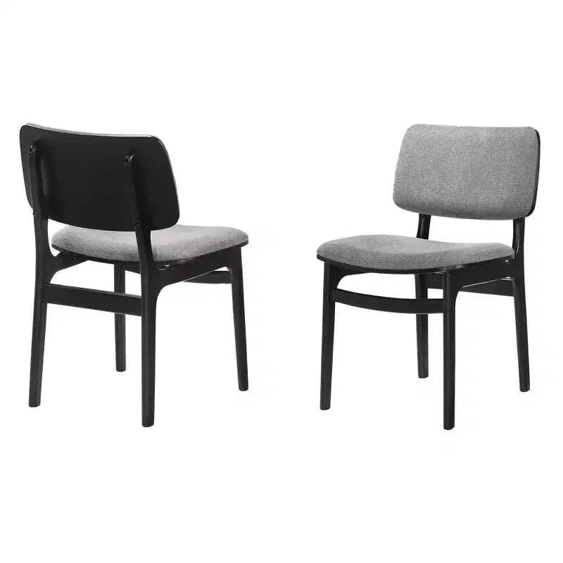 Chaises de salle à manger Lima en bois rembourrées