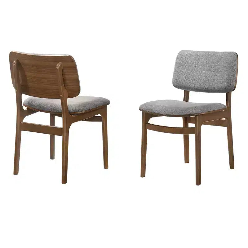 Chaises de salle à manger Lima en bois rembourrées